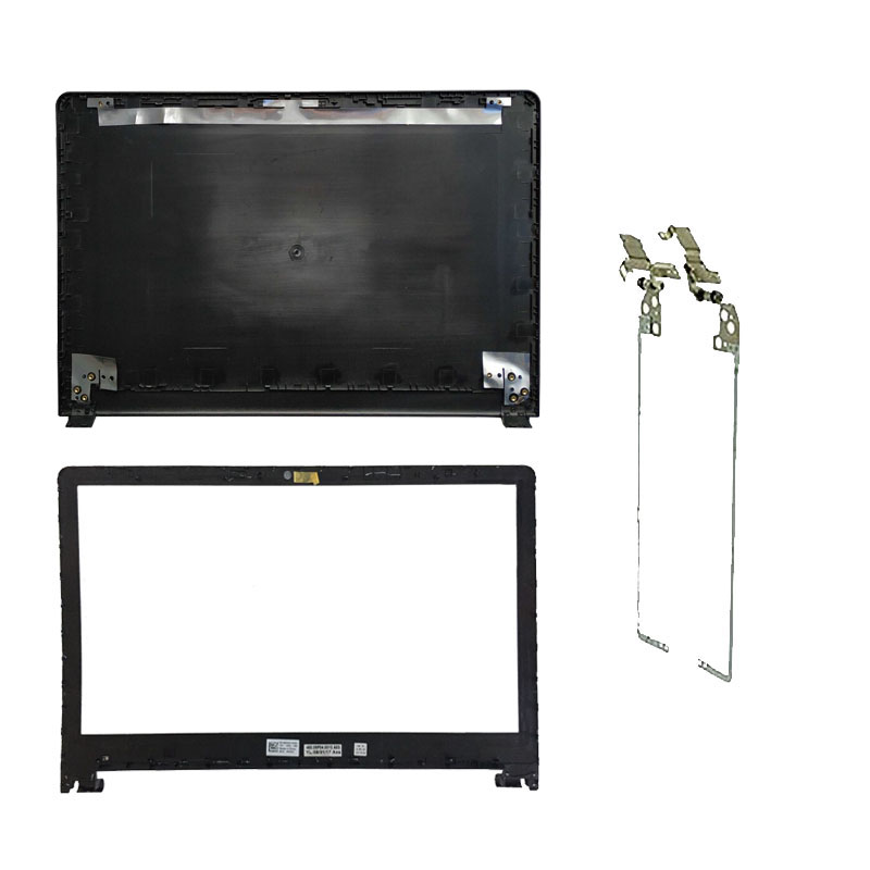 For Dell Inspiron 15-3567 3565 3576 LCD Top Back Cover/LCD Front Bezel/H 0VJW69 06C63X/Palmrest Upper Cover/Bottom Base Case: A B and Hinges