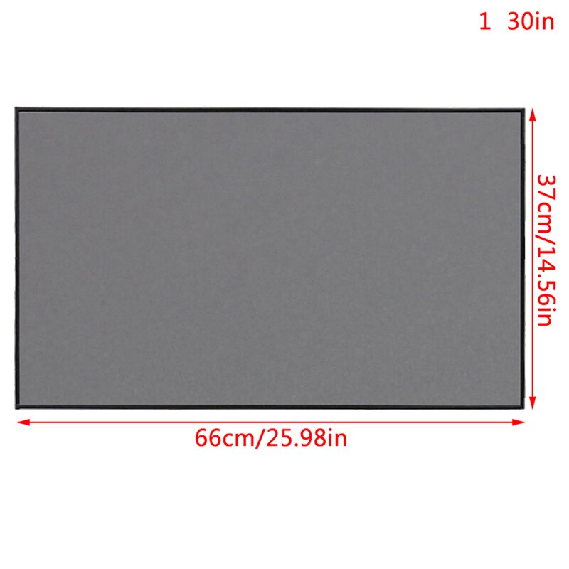 1PC Projector Screen 30 60 120 inch Reflective Fabric Cloth For Projector