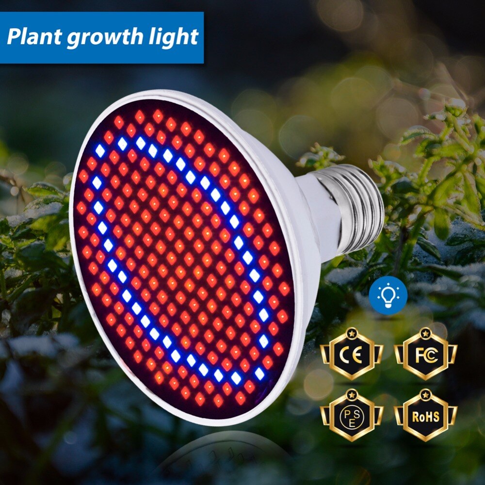 E27 Led Grow Light Volledige Spectrum Groeiende Lamp Tent Phytolamp Voor Planten Rood/Blauw/Uv/Ir Voor planten Bloemen Zaailing Teelt