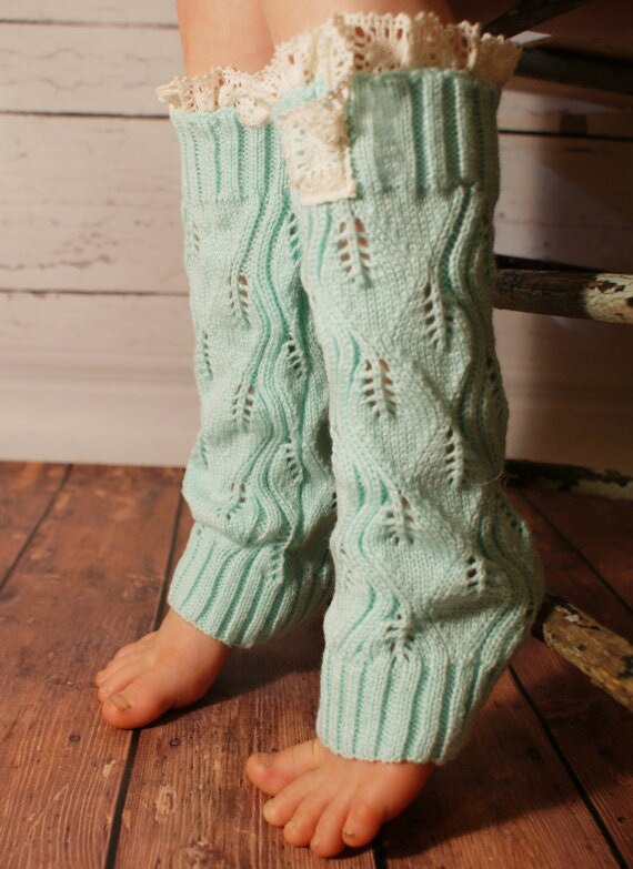 8 colours stijlen Kinderen breien opengewerkte Sok kant Beenwarmers met laarzen meisje winnaar Been Warmmer uit 7-12years