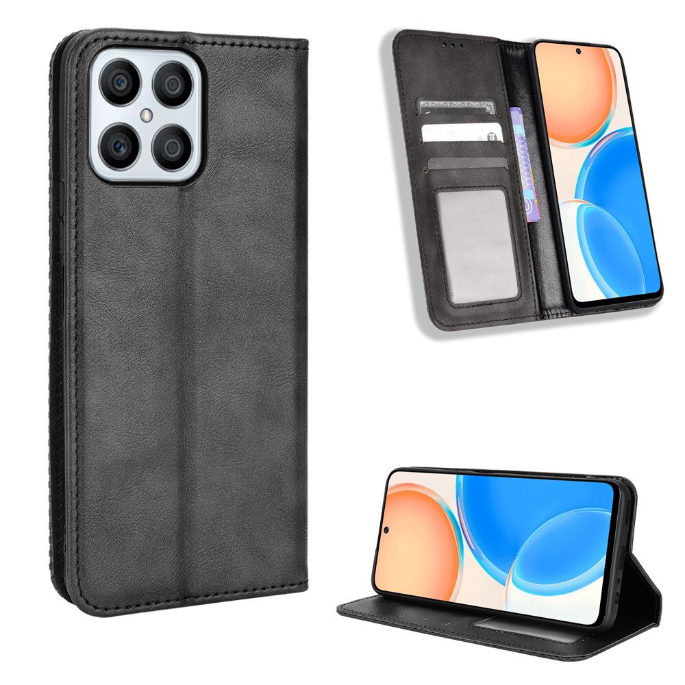 Voor Huawei Honor X8 Case Luxe Flip Pu Leather Wallet Magnetische Adsorptie Case Voor Huawei Honor X8 X 8 Telefoon tassen