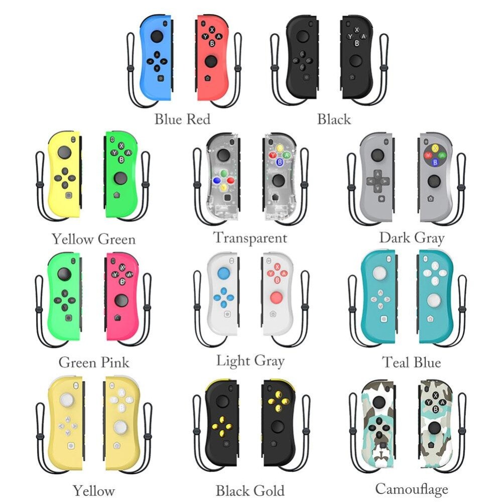 Wireless Controller for Nintend Switch Including vibration and sensor functions can be used through wired and Bluetooth