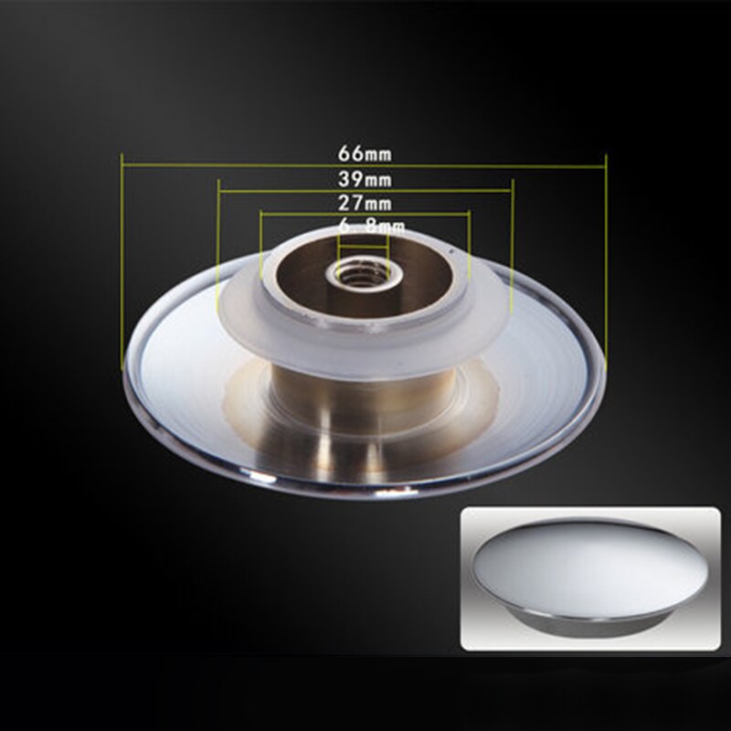 1Pcs Chrome Easy Pop Up Basin Waste Bathroom Sink Push Button Click Clack Plug Bolt