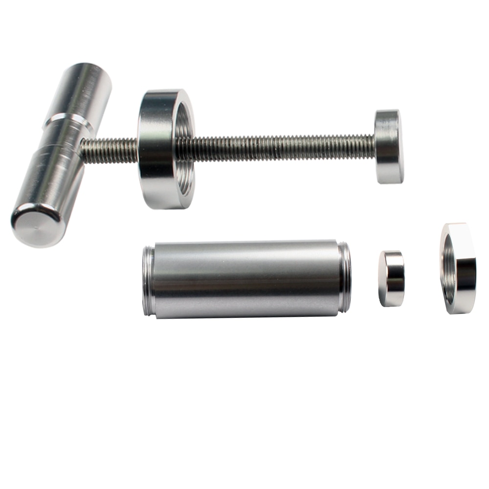 Growsun polen de prensa de 5,5 pulgadas herramienta de Metal de alta resistencia corte giratorio de aluminio para bastoncillos, plantas