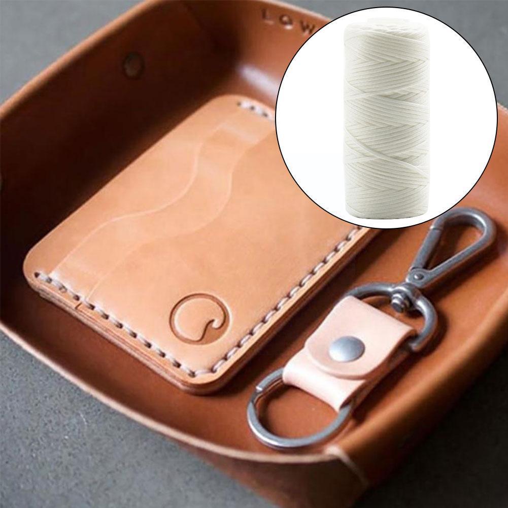 Multi Color Wax Thread Fiber Single Filament 260m Wax Handmade DIY Tools Sewing Filament 150D Polyester Leather H7E9