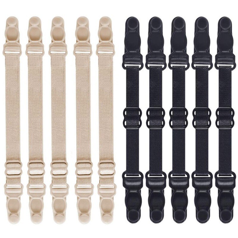 Extensor de correa para mascarilla, protección para las orejas, duradero, color negro, 5 unidades
