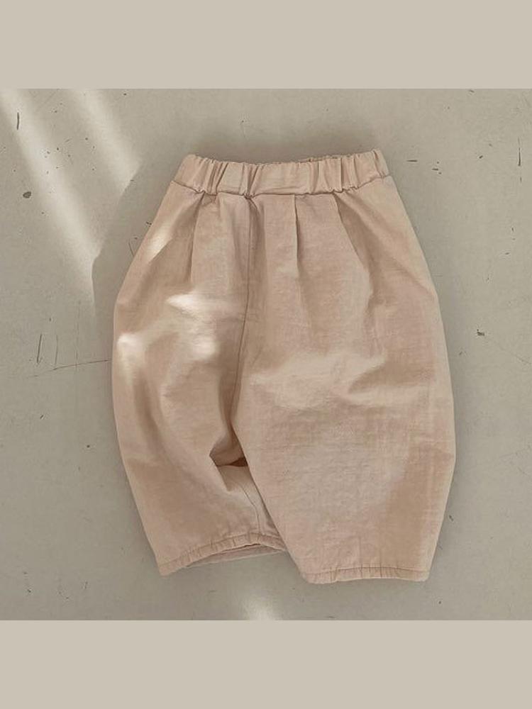 2022 Summer Baby Loose Casual Cropped Pants Comfortable Mosquito Pants Children Trousers Infant Boys Pants Baby Girl Pants: pants1 / 9M 73cm
