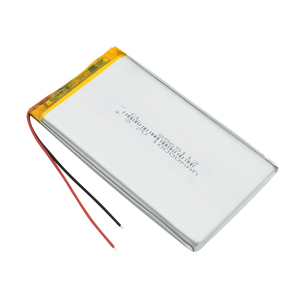 3.7V polymer lithium battery 10000mah 8565113 mobile power charging treasure DIY rechargeable For MP4 GPS Tablet MID Power Bank
