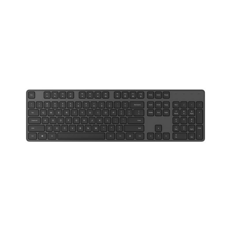 Xiaomi Wireless Office Keyboard & Mouse Set 104 Keys Keyboard 2.4 GHz Multi System USB Receiver Mouse for Windows 10