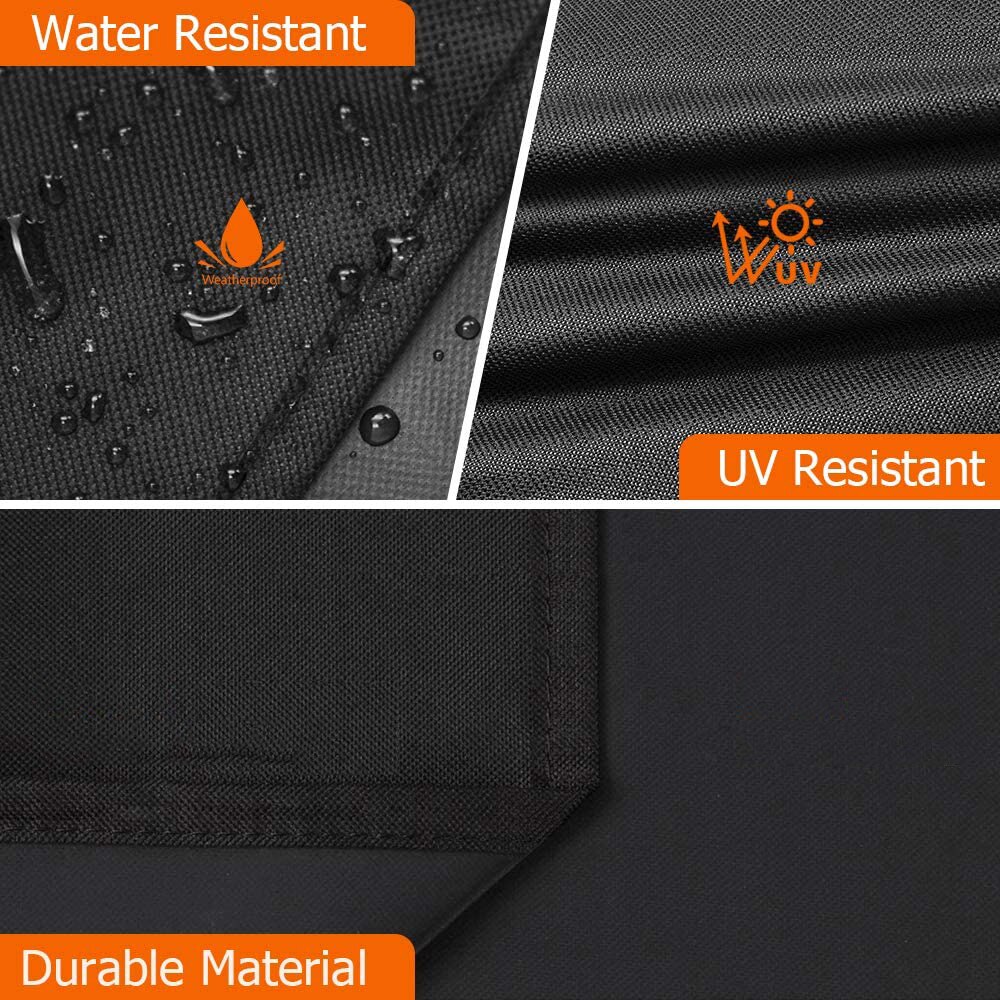 Grilltrekk Vanntett Grill Cover - Kraftig, UV-beskyttelse, Støv- og Regnbeskyttelse for Weber Rund & Firkantet