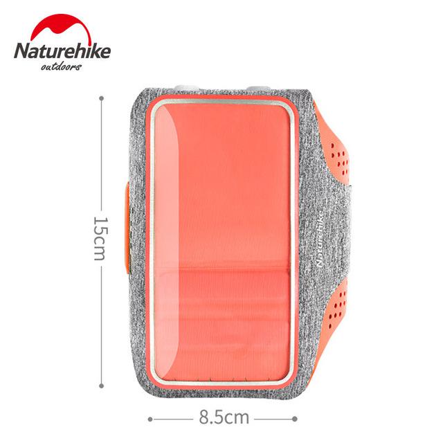 Naturehike hardlooptas sport mobiele telefoon armband tas telefoonhoesje ademend ultralicht outdoor hardlooparmtas hardloopschool: Sinaasappel-s