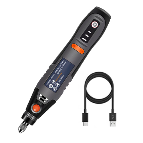 Herramienta rotativa inalámbrica USB de 35W Dremel DIY Mini taladro pluma de grabado eléctrico 3 velocidades Mini juego de taladro inalámbrico 8500r-21000r/min: Verde