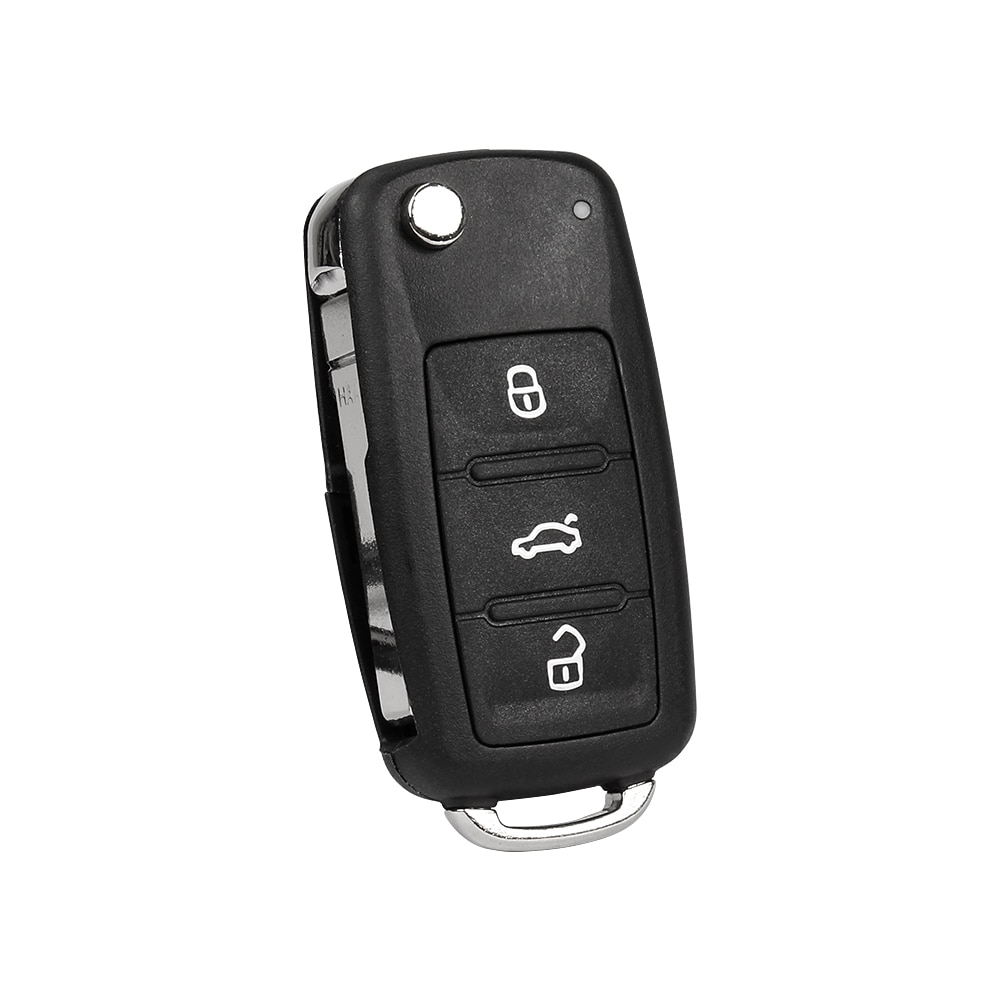 VDIAGTOOL Flip Folding 3 Buttons Remote Key Shell For VW Orignal Replacement No Logo Car Key Case