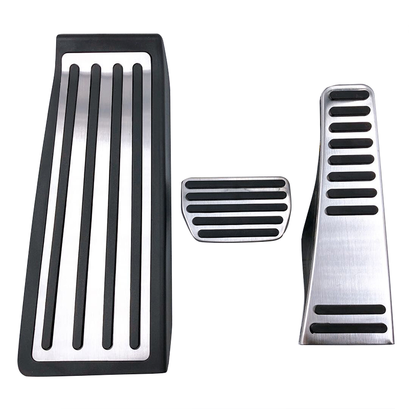 Voor Volvo XC60 XC90 S90 V90 2022 2023 2024 Roestvrij Auto Voetsteun Pedaal Gaspedaal Rempedalen cover Anti-Slip Pads: green