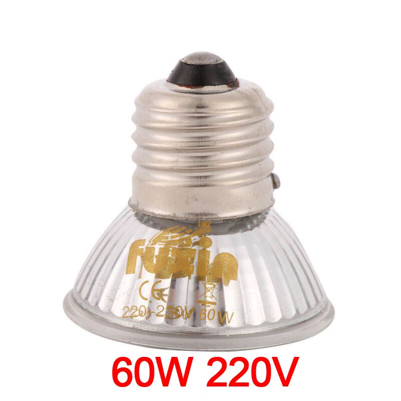 Led lampe pære  e27 uva uvb krybdyr pet terrarium brooder pet varmepære led pære basking lampe pære 25/40/50/60w 110v -220v: 60w 220v