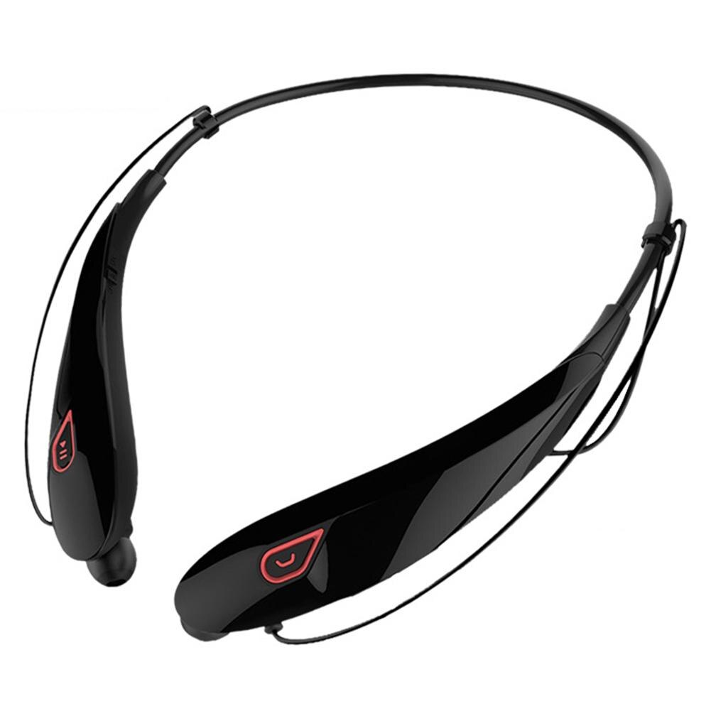 Y98 Draadloze Nekband Bluetooth Headset Stereo Muziek Grote Capaciteit Batterij Sport Fitness Fietsen Running Waterdichte Oortelefoon: Black   Red
