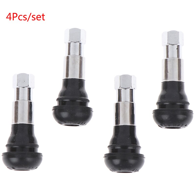 4Pcs TR413 Auto Ventiel Snap In Rubber Tubeless Tire Valve Cap Wheel Stem Vacuüm Nozzle Velg Gat Autoband wiel Accessoires