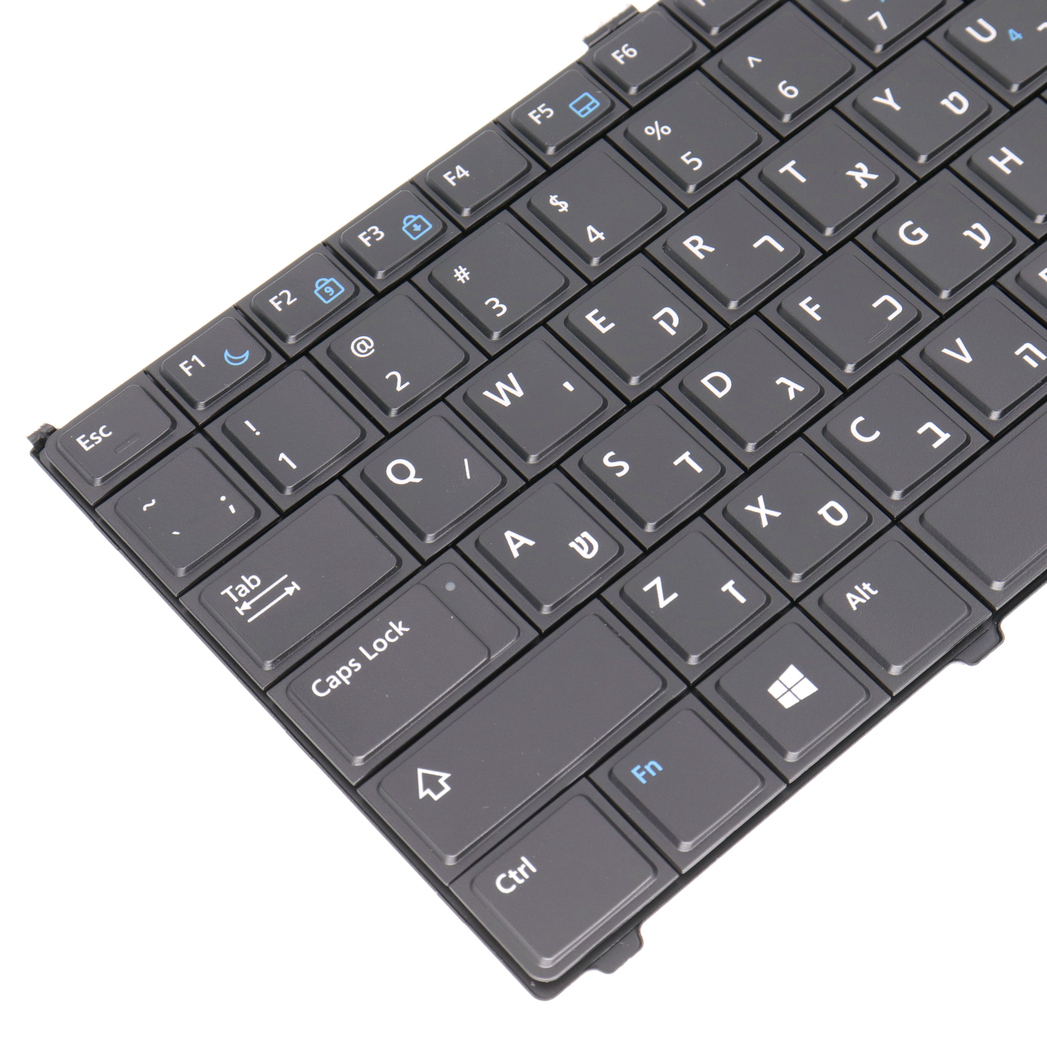 Non-Backlit Original Hebrew Israel Keyboard without Point Stick for Dell Latitude E7240 E7440 0GRFTR
