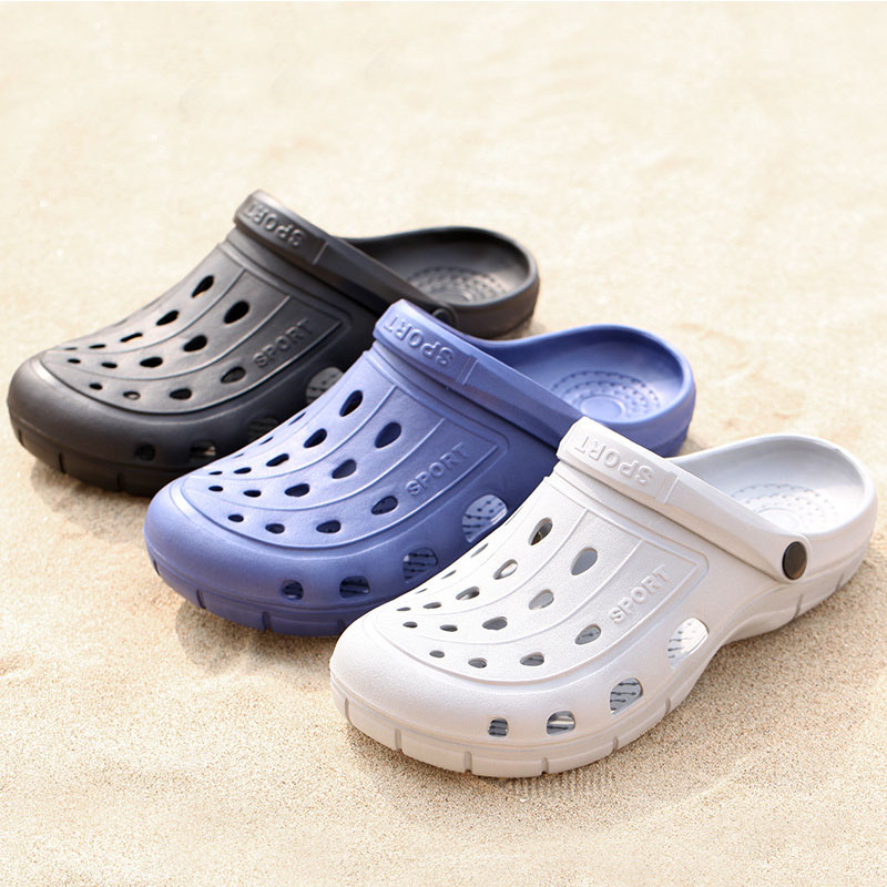 Lizeruee sommar eva träskor herr slip on trädgård tofflor herr strand sandaler utomhus zuecos herr tofflor sandalias mule clog skor