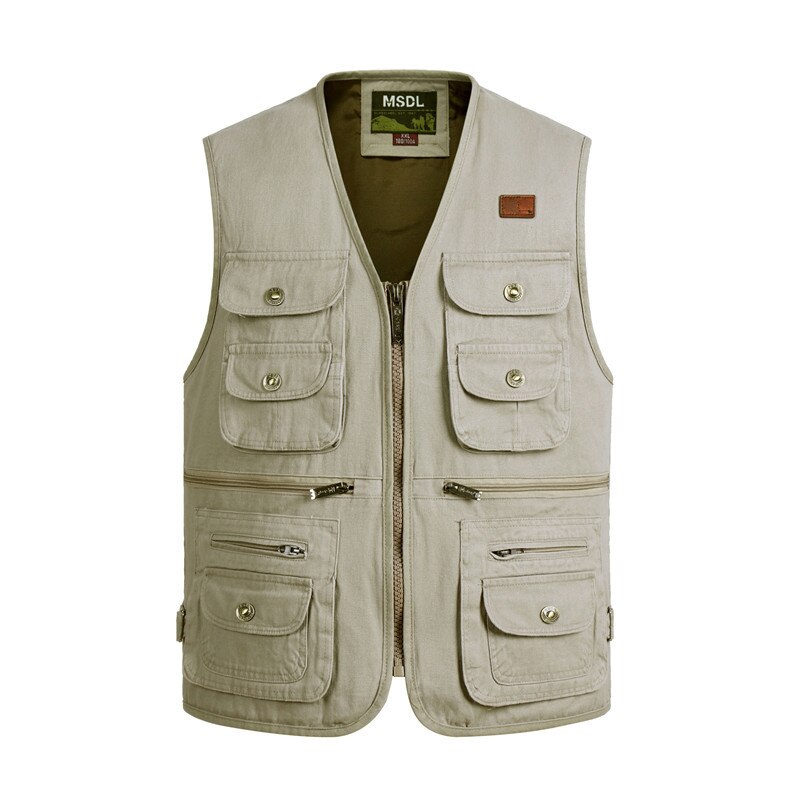 hommes gilet avec beaucoup de poches hommes gilets Plus grande taille 5XL homme sans manches veste gilet de travail gilet vêtements