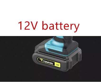 Xiaomi Mijia Tonfon Taladro Inalámbrico eléctrico inalámbrico impacto potencia conductor 12/20V 2000mAh Batería 2-Speed EU adaptador para el trabajo en el hogar: just 12V battery