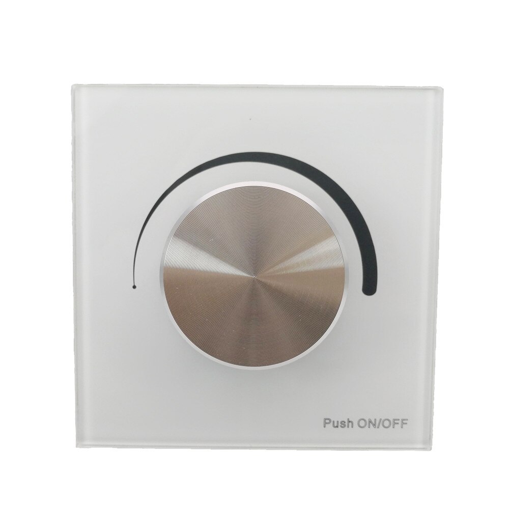 Regulador Triac Led de 100V -240V, entrada 1,2a, salida, borde trasero, perilla de Panel de montaje en pared, CA 220V, Bombilla de lámpara de alto voltaje,