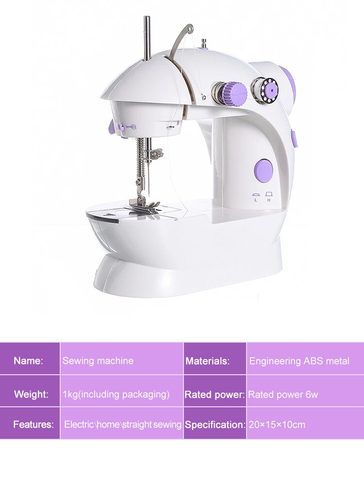 202 haushalts Mini nähmaschine multi funktionale kleine Schreibtisch automatische näHenne maschine für Hausgemachte kleidung Ausbessern kleidung