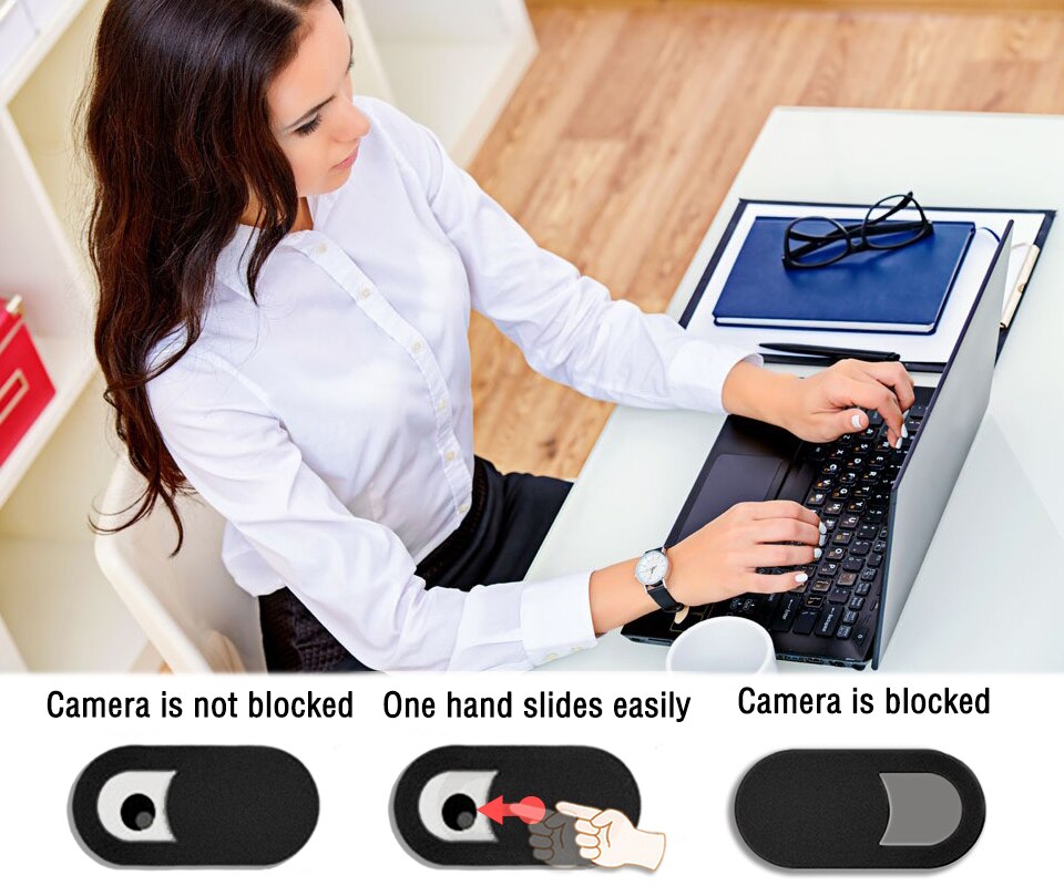 Olhveitra WebCam Cover Magnet Slider Plastic Camera Cover For PC Desktop Tablet MacBook Pro iPad Protect Sliding Privacy Shield