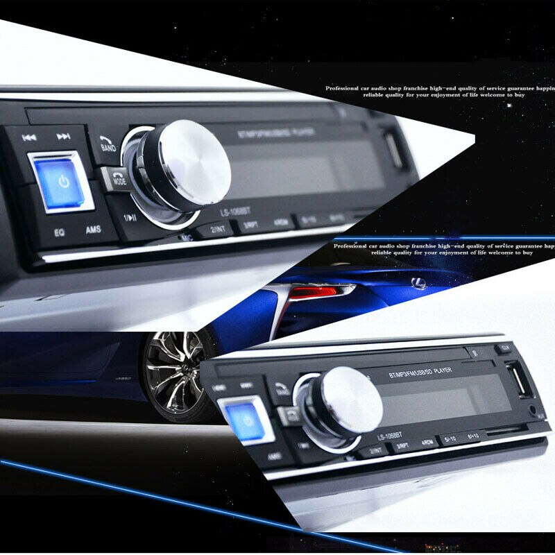 Centeraly autoradio, stereo FM retro radio Smart Player, Bluetooth stereo auto, MP3-speler, USB/WAV/AUX, handsfree bellen, digitale FM-stereoradio Centeraly autoradio, stereo FM retro radio Smart Player, Bluetooth stereo auto, MP3-speler, USB/WAV/AUX, handsfree bellen, digitale FM-stereoradio