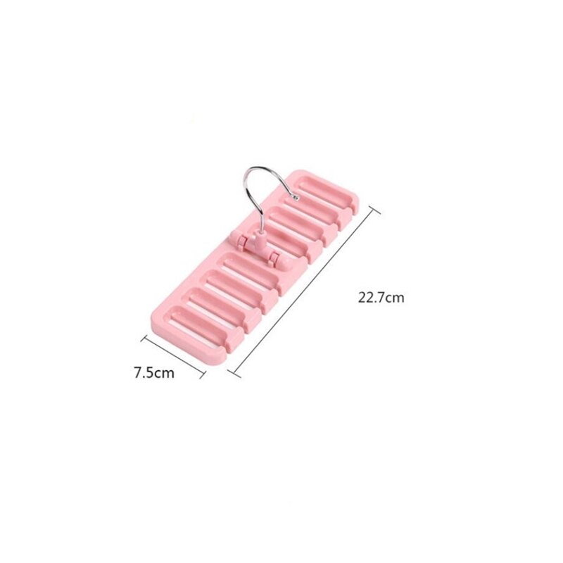 Support en plastique cintre pour ceinture cravate écharpe armoire placard espace économiser organisateur chambre rotatif tissu supports maison organisateur Supplie