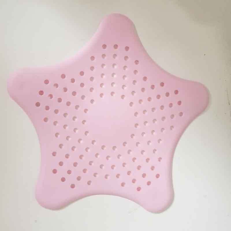 Siliconen Afvoer Haar Catcher, Gootsteen Zeef Badkamer Douche Sink Stopper Putdeksel Haar Val, Filter Voor Keuken: Lavendel