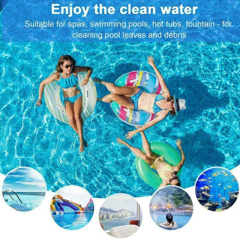 Swimming Pool Suction Vacuum Head Brush Cleaner Half Moon Flexible Swimming Pool Curved Cleaning Tool Garden Pool Cleaner