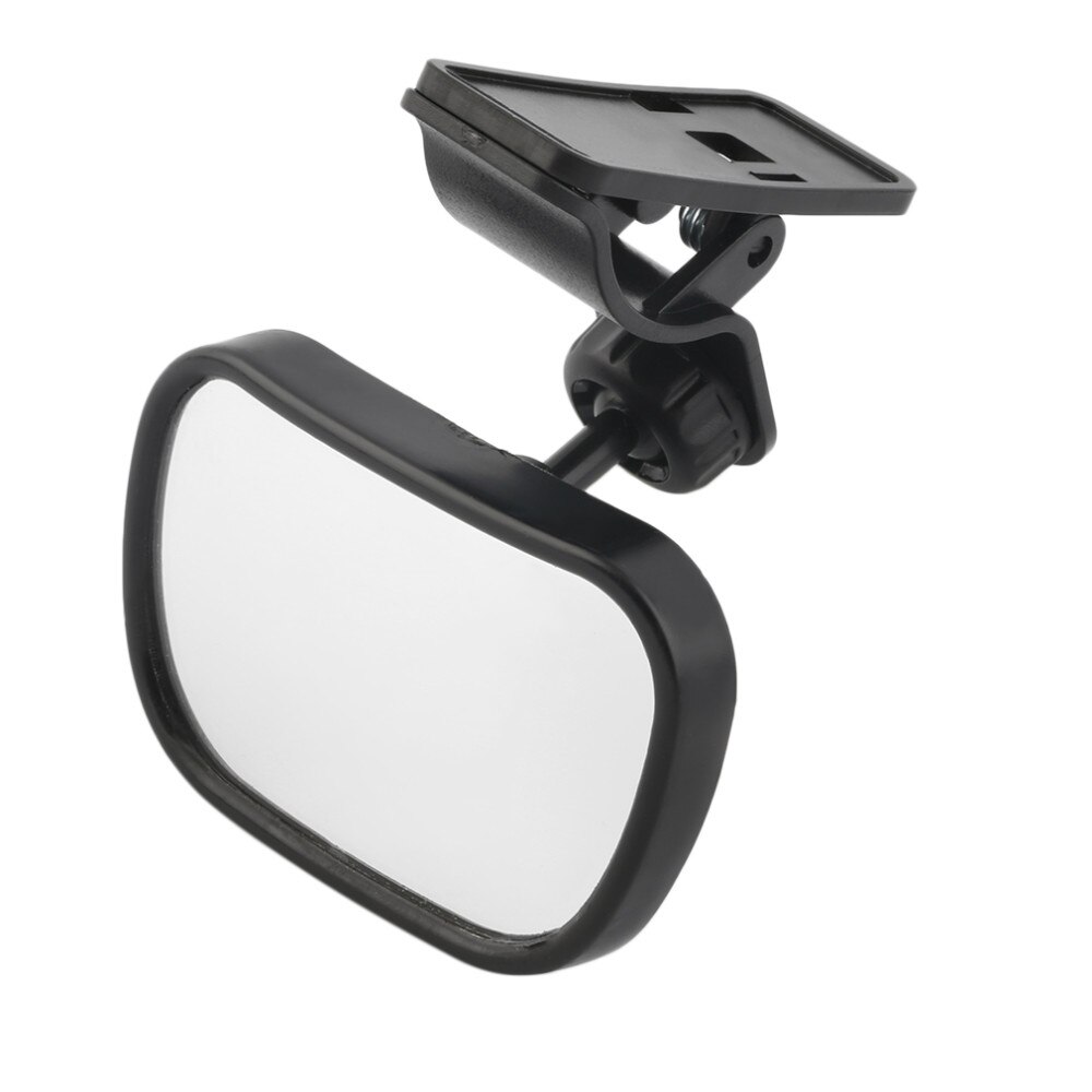 Miniespejo de seguridad para asiento trasero de coche, ajustable, convexo, Monitor para Bebés, Estilismo para coche, 2 en 1