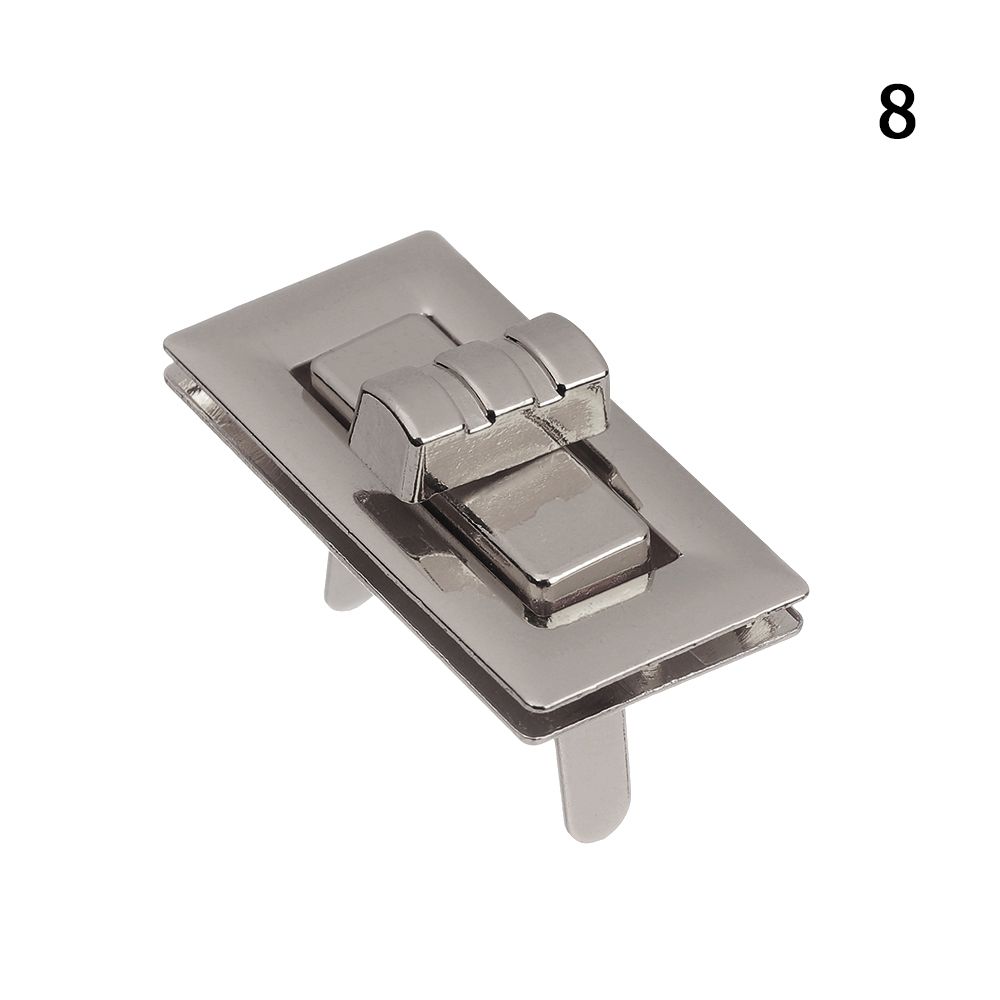 Bagagelås väska spänne väskdelar tillbehör hårdvara stängning vridlås vridlås metallspänne gör-det-själv handväska väska: Röd