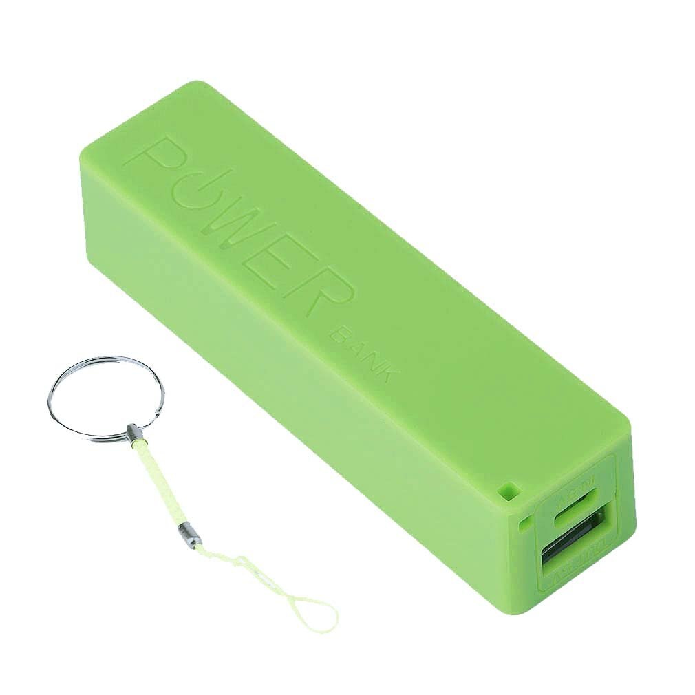 2600Mah Draagbare Size Geen Batterij Powerbank 1*18650 Batterij Externe Backup Battery Charger Power Bank Case Voor Smart telefoon Stuk: pink