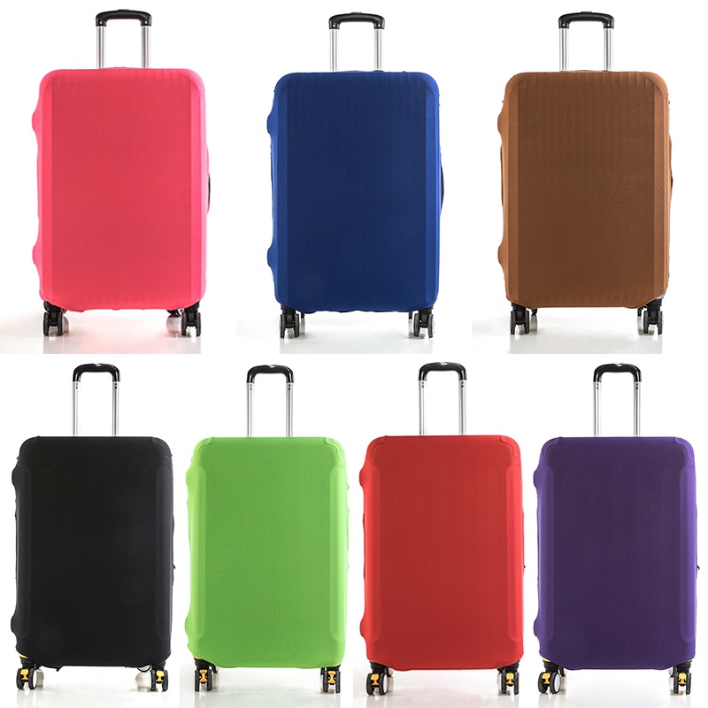 Luggage Protective Cover Solid Color Suitable for 18-28 Inch Suitcases