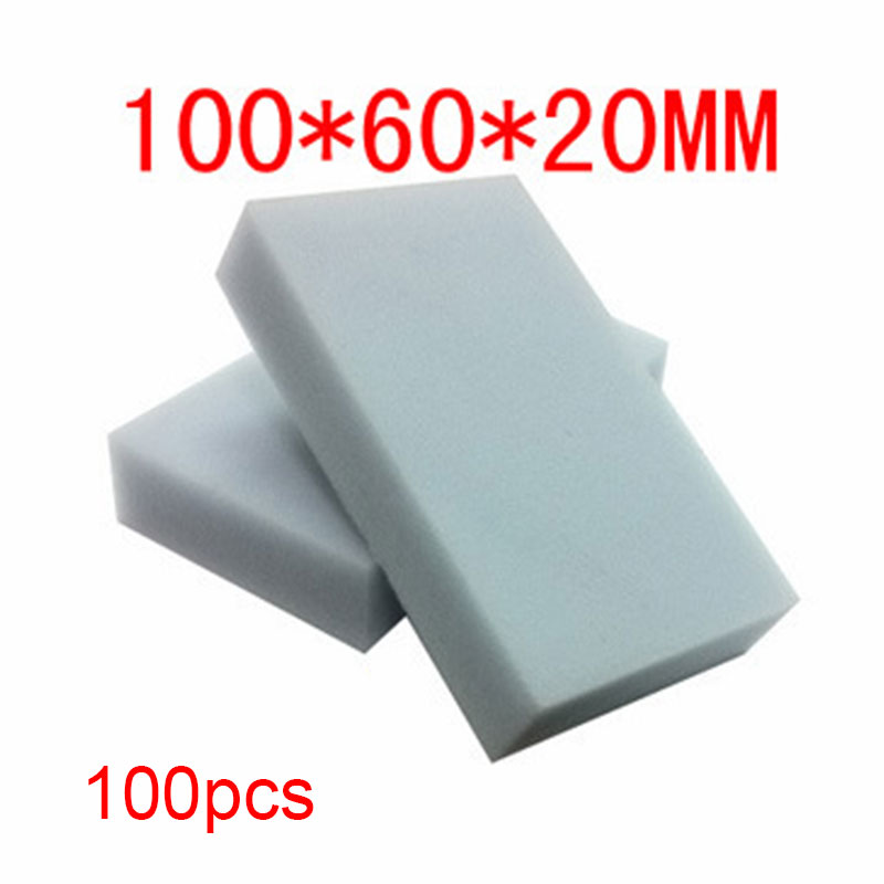 50/100pcsMagic Schwamm Grau Melamin Schwamm Radiergummi Reinigung Werkzeuge Multi-funktionell Reinigung Schwämme Küche Werkzeug: Himmel Blau