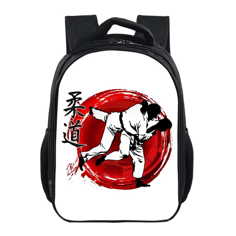 Judo aikido taekwondo rugzak kinderen schooltassen jongens meisjes schoolrugzak kinderen kleuterschooltas boekentas reistas: 13 judo 09