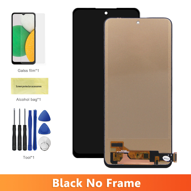 Super AMOLED pour Xiaomi Redmi Note 12 4G 23021RAAEG 23021RAA2Y écran tactile Lcd avec cadre pour écran Redmi Note 12 4G: Ivoire