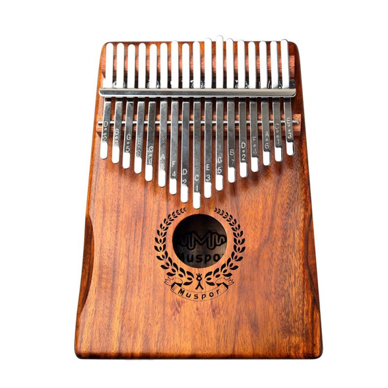 Wooden 17 Keys Kalimba Thumb Piano Acacia Mukalinba Finger Harp Musical Instruments Finger Piano Christmas