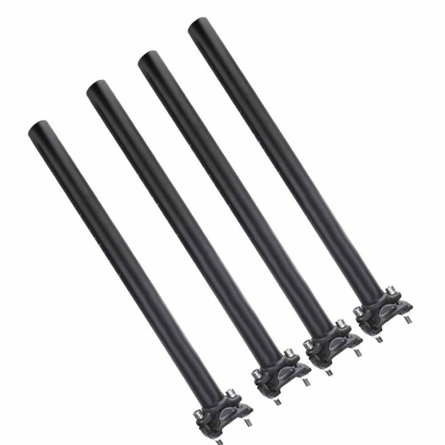 Tija de sillín de bicicleta tubo amortiguador, asiento de bicicleta de montaña y carretera, ángulo ajustable 25,4, 27,2, 28,6, 30,9x31,6mm
