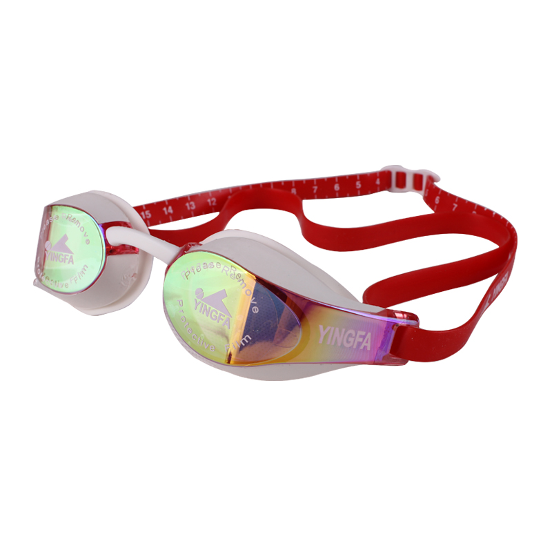 Yingfa Neue Professionelle Anti-Fog UV Schutz Einstellbar Schwimmen Brille Männer Frauen Wasserdichte silikon gläser erwachsenen Brillen: Y689AF(v)-1