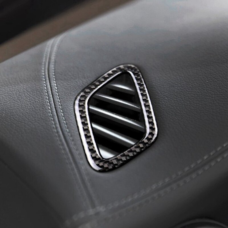 per Mercedes Benz classe a GLA CLA W176 X156 C117 cruscotto in fibra di carbonio aria condizionata uscita coperchio sfiato accessori di rivestimento