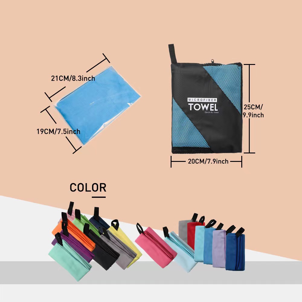 Microfiber Towel Quick Dry Towel Travel Towel Sports Towel Beach Towel Sandproof Soft Light Towel For Swim, Yoga, Gym (M1)