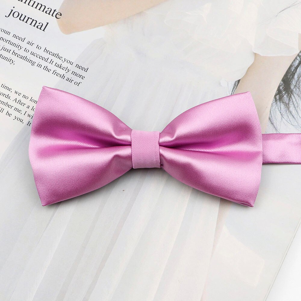 Heren polyester vlinderdas effen kleur vlinder strik bruiloft feest zakelijk verstelbare vlinderdas rood blauw: 9