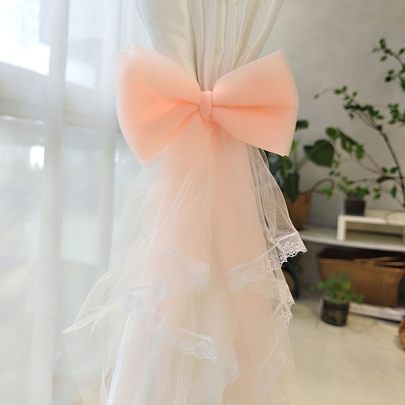 Alla Österreich 커튼옷 Festa Kant Strik Bloem Gordijn Stropdas Touw Rug, Terugloopsper Gesp Clips Gordijn Accessoires Houder Thuis Bruiloft Decor Nieuw