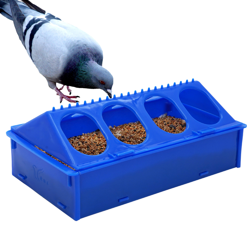 20cm Assembled Bird Pigeon Feeder Trough Chicken Food Fountain Bird Chick Feeding Bowl Slot Container Food Dispenser Tool
