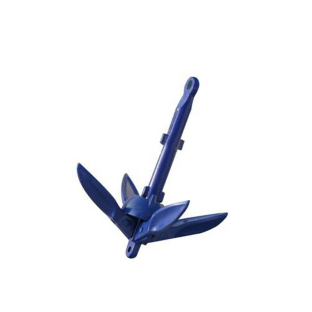Aluminum Folding Boat Anchor For Canoe Kayak Fishing Accessories 4 Tine Compact Buoy Kit Marine Rope for Canoes Kayaks Sailboats