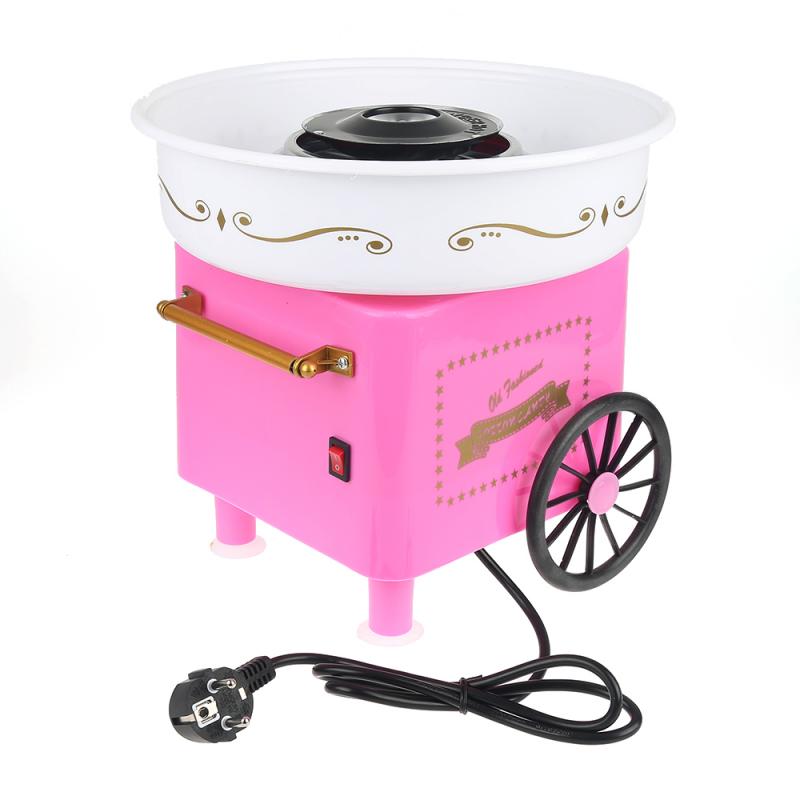Electric Diy Mini Sweet Cotton Candy Machine Maker Nostalgia DIY 220V Cotton Candy Sugar Free Cotton Candy Make Machine Kids HWC: Default Title