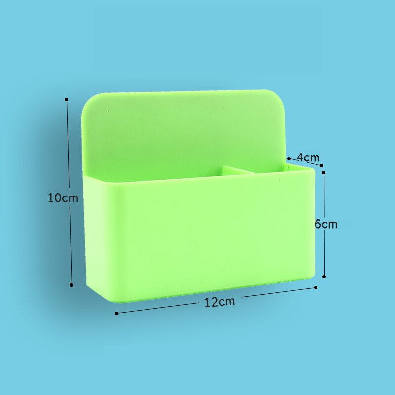 Magnetic Storage Box Fridge Whiteboard Marker Pencil Pen Holder Organizer Storage Container Magnet Plastic Office School Supplie: Green